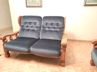 5 Piece Solid Oak Lounge Set