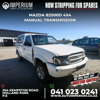 Stripping For Spares I Mazda B2500d Manual Transmission
