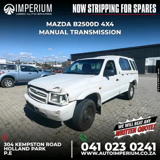 STRIPPING FOR SPARES I MAZDA B2500D MANUAL TRANSMISSION