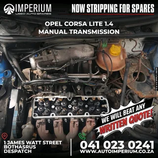 STRIPPING FOR SPARES I OPEL CORSA LITE 1.4 MANUAL TRANSMISSION