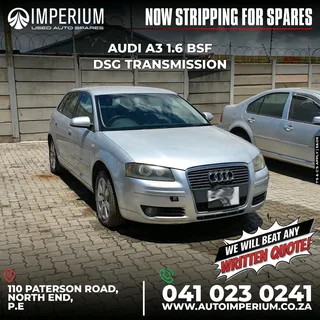 STRIPPING FOR SPARES I AUDI A3 1.6 BSF DSG TRANSMISSION