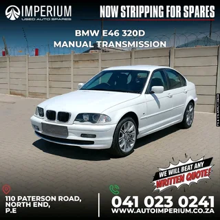 STRIPPING FOR SPARES I BMW E46 320D MANUAL TRANSMISSION
