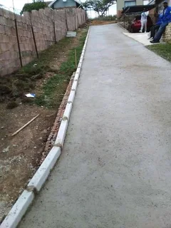 Tar, Paving and Retaining wall