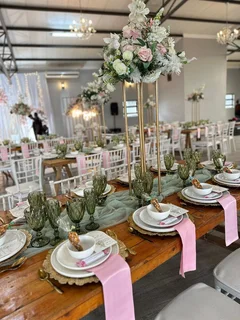 Wedding decor ,Christmas events,packages,hiring,bridal showers, birthday ,night before ,baby showers