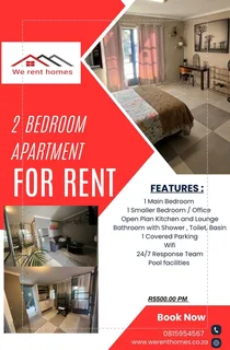 2 Bedroom Apartment available for rent in Elandspark Johannesburg South