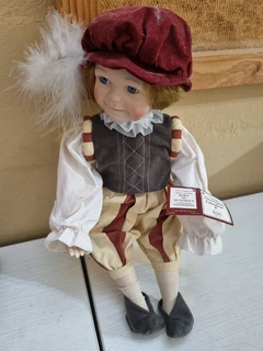 Vintage Christopher Columbus porcelain doll