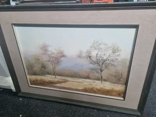 Framed oil painting by thomas hacking