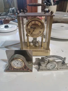 Battery operated different clocks all for R350