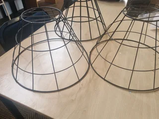 Metal lamp shades