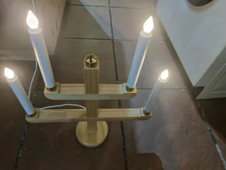 Table lamp with usb port