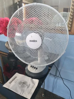 Amber table fan
