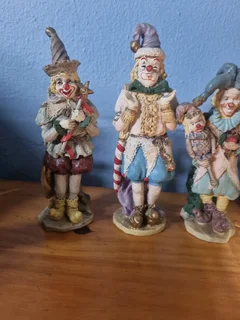 Ceramic clowns and stuff