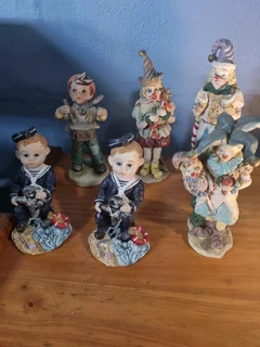 Ceramic clowns and stuff