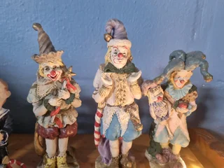 Ceramic clowns and stuff