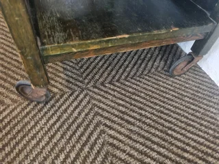 Old tea trolley with wheels size 68x43x77cm