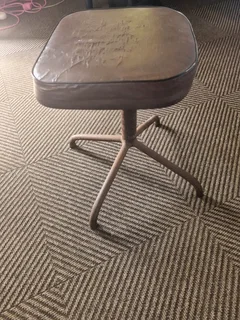 Vintage rotating stool