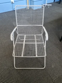 Metal arm chair