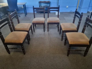 Imbuia 6 dinning chairs