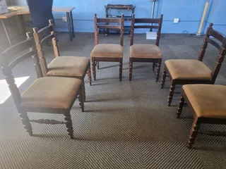 Imbuia 6 dinning chairs