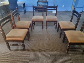 Imbuia 6 dinning chairs