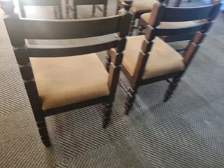 Imbuia 6 dinning chairs