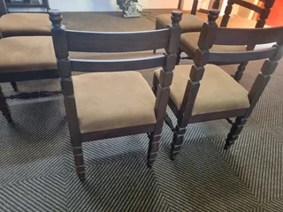 Imbuia 6 dinning chairs