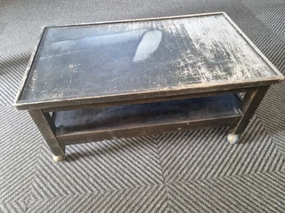 Old 2 tier trolley with wheels