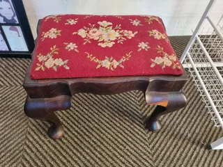 Wooden foot stool