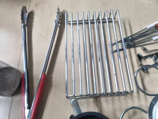 Camping steel barbecue stuff