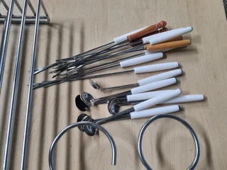 Camping steel barbecue stuff