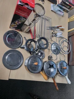 Camping steel barbecue stuff