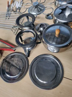 Camping steel barbecue stuff