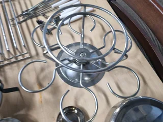 Camping steel barbecue stuff