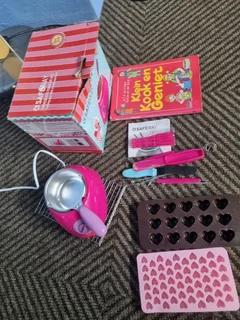 Safeway chocolate fondue set with recpie book