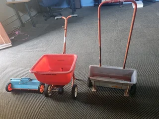 Old lawn equipments selling as a parts