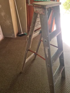 Wooden step ladder