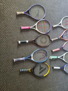 Old mix tennis rackets