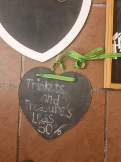 Blackboards with chalk