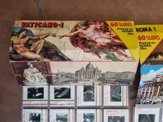 60 slides printed on Kodak films