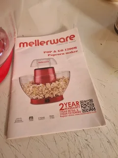 Mellerware pop corn maker