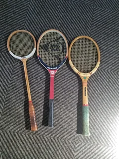 Vintage wooden rackets