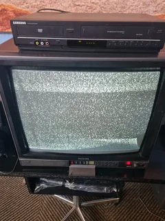 Philips tube tv with dvd/vcr player