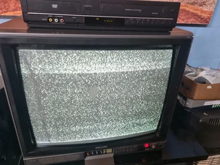 Philips tube tv with dvd/vcr player