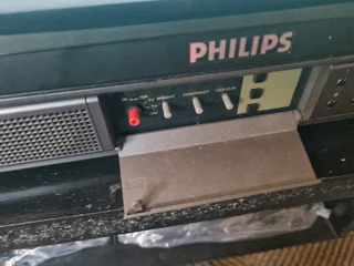 Philips tube tv with dvd/vcr player