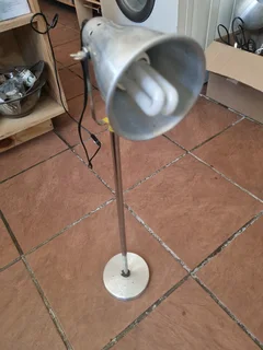 Silver table lamp