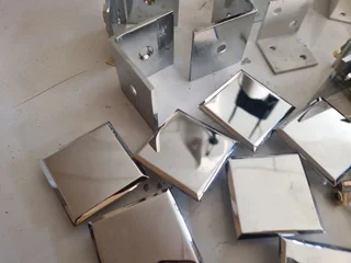 Glass wall clamp