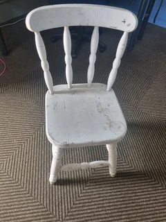 Wooden kitchen chair