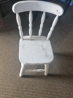 Wooden kitchen chair