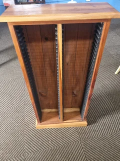 Wooden dvd stand
