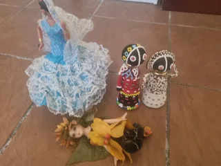 Various dolls